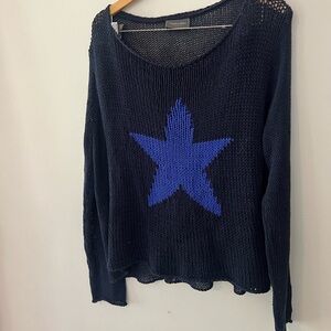 Wooden Ships star knit top sweater layering
